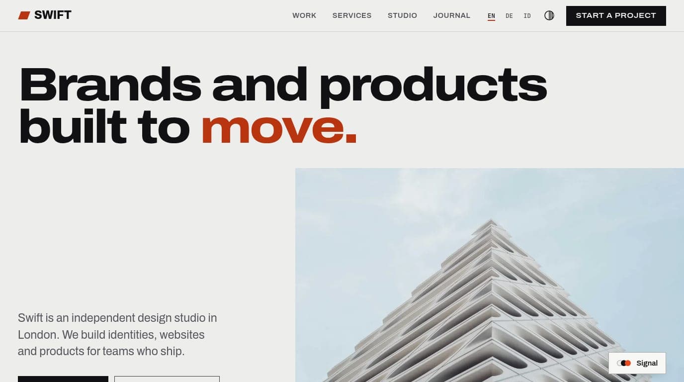 SwiftAgency screenshot